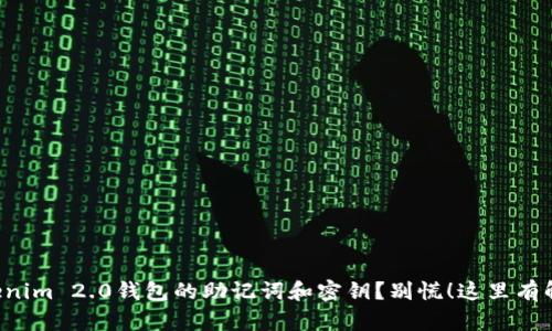 丢了Tokenim 2.0钱包的助记词和密钥？别慌！这里有解决办法！