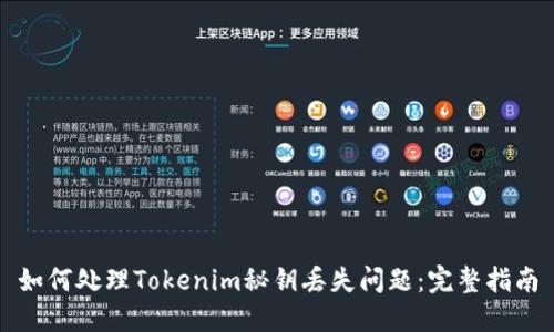 如何处理Tokenim秘钥丢失问题：完整指南